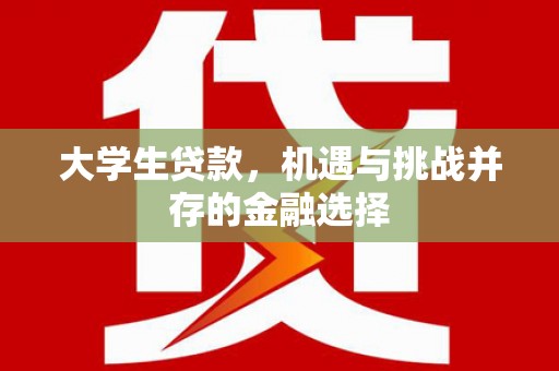 福兴大学生贷款，机遇与挑战并存的金融选择