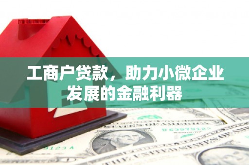 福兴工商户贷款，助力小微企业发展的金融利器