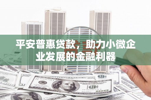 福兴平安普惠贷款，助力小微企业发展的金融利器