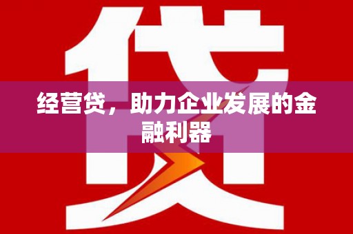 福兴经营贷，助力企业发展的金融利器