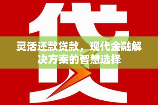 福兴灵活还款贷款，现代金融解决方案的智慧选择