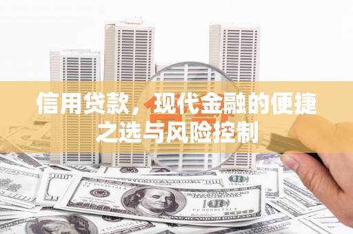 福兴信用贷款，现代金融的便捷之选与风险控制
