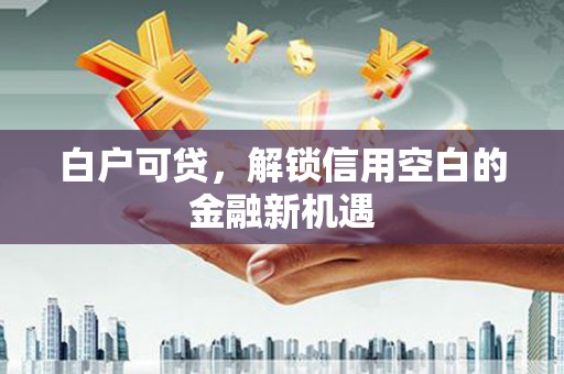 福兴白户可贷，解锁信用空白的金融新机遇