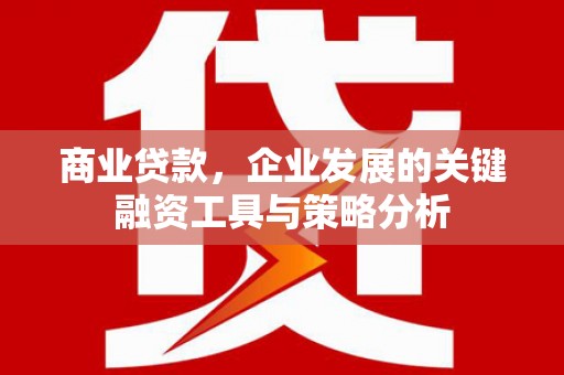 福兴商业贷款，企业发展的关键融资工具与策略分析