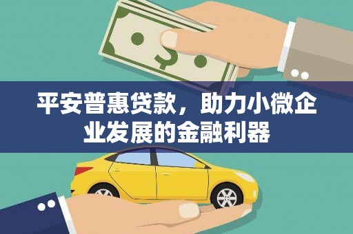 福兴平安普惠贷款，助力小微企业发展的金融利器